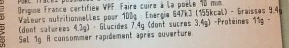La Ronde des Gourmands Boudin de Lyon à la crème packshot