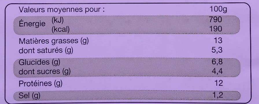 Le Père Benoît Boudin noir aux pommes à la farine de froment packshot