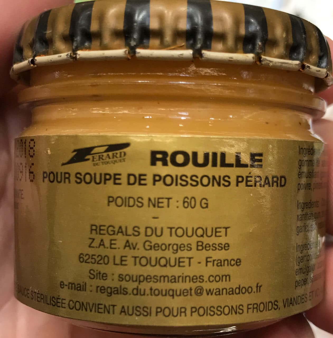 Pérard Rouille pour soupe de poissons packshot