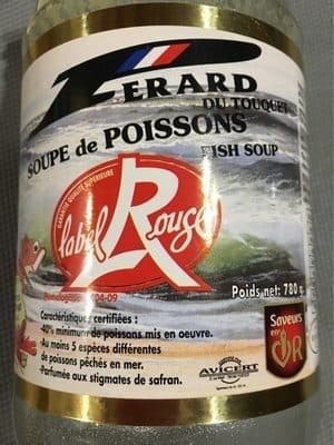 Perard Soupe de poissons label rouge packshot