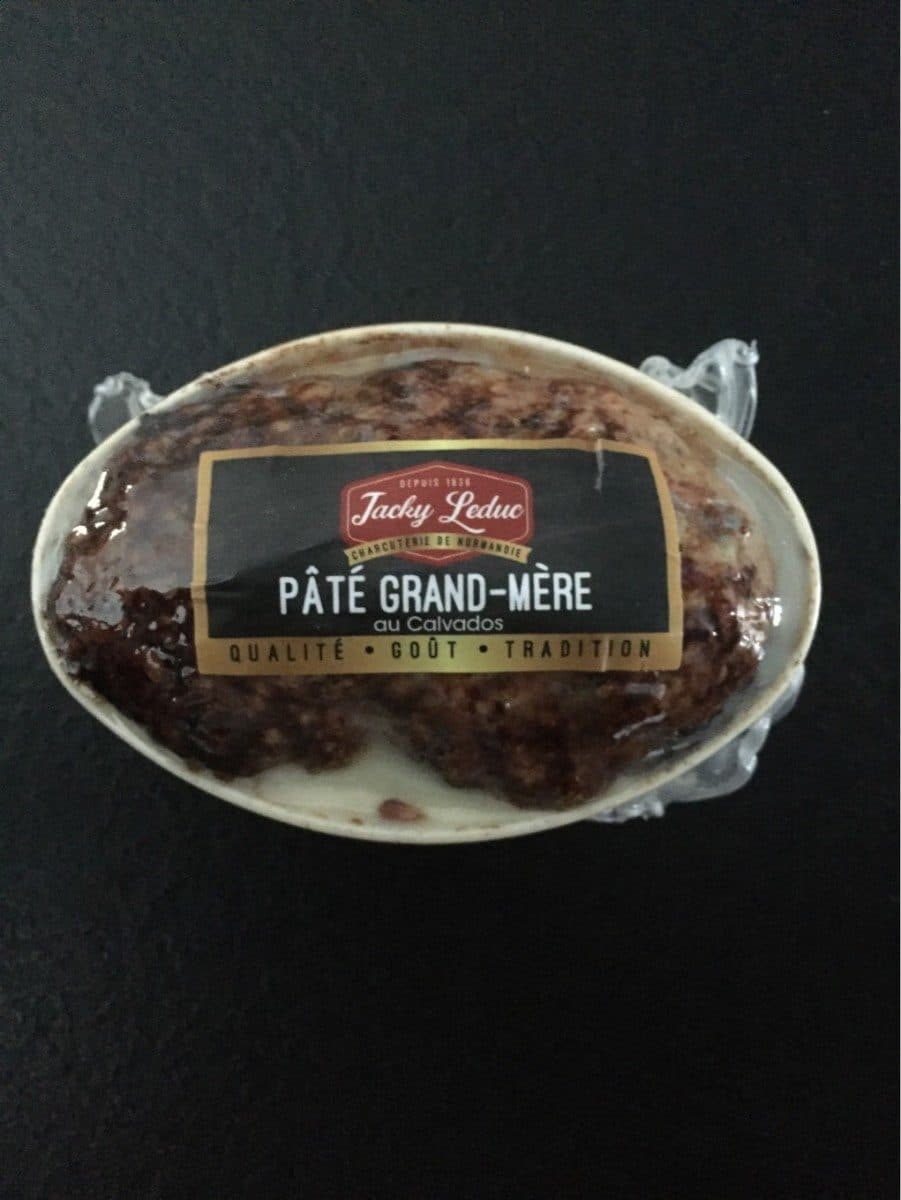 Open Food Facts Pâté grand-mère au calvados packshot