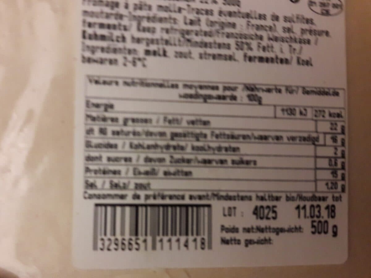 Fromagerie Delin Le Bourguignon (22 % M.G.) packshot