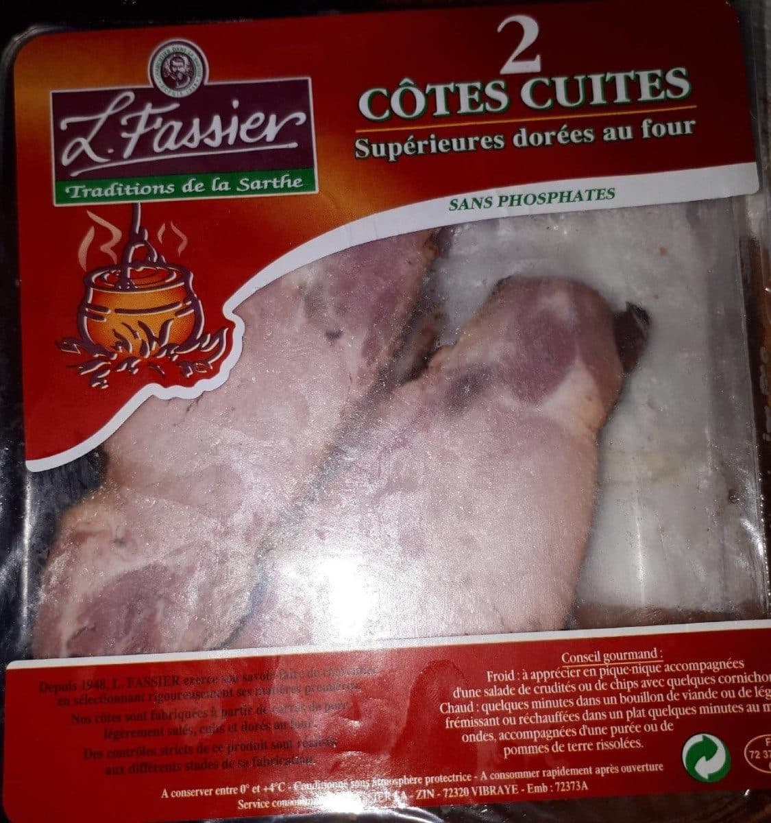Open Food Facts Côtes cuites packshot