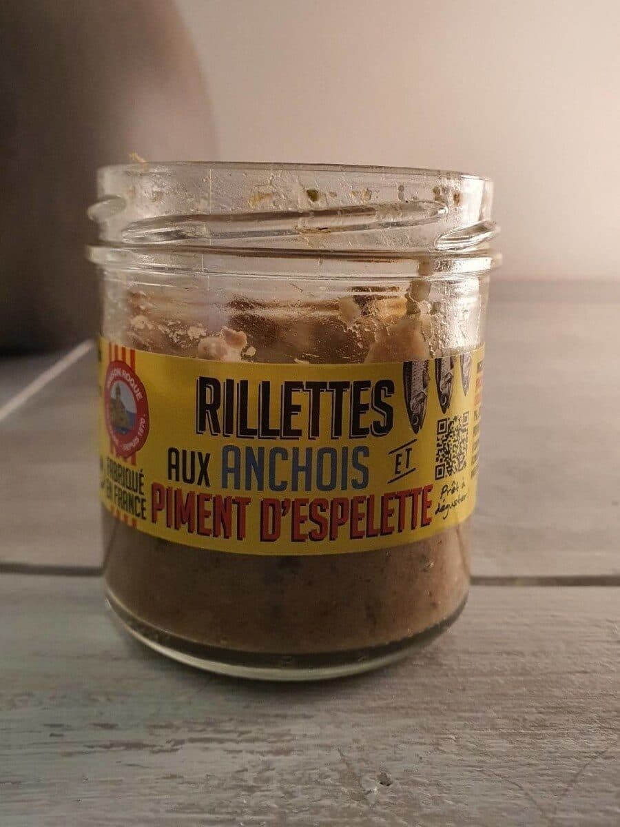 Open Food Facts Rillette aux anchois et piment d'Espelette packshot