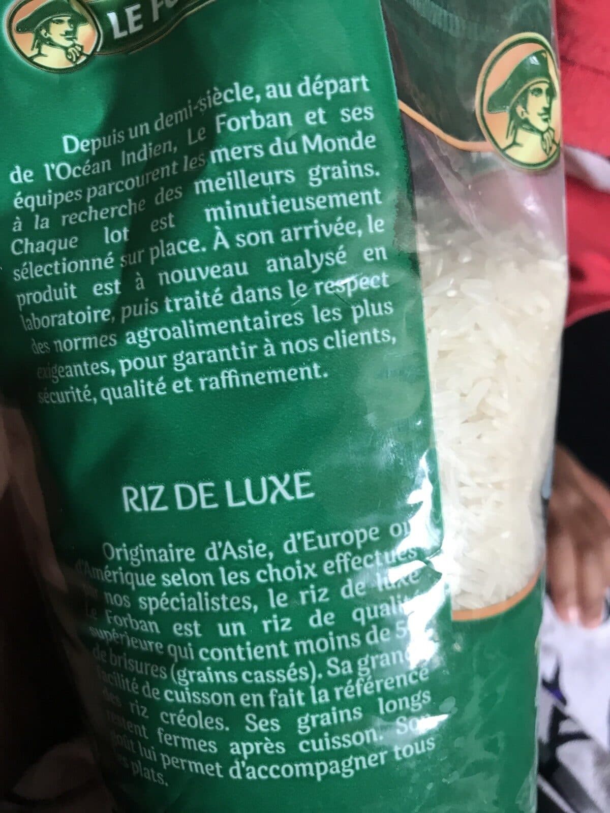 Le Forban Riz de luxe grain longs packshot
