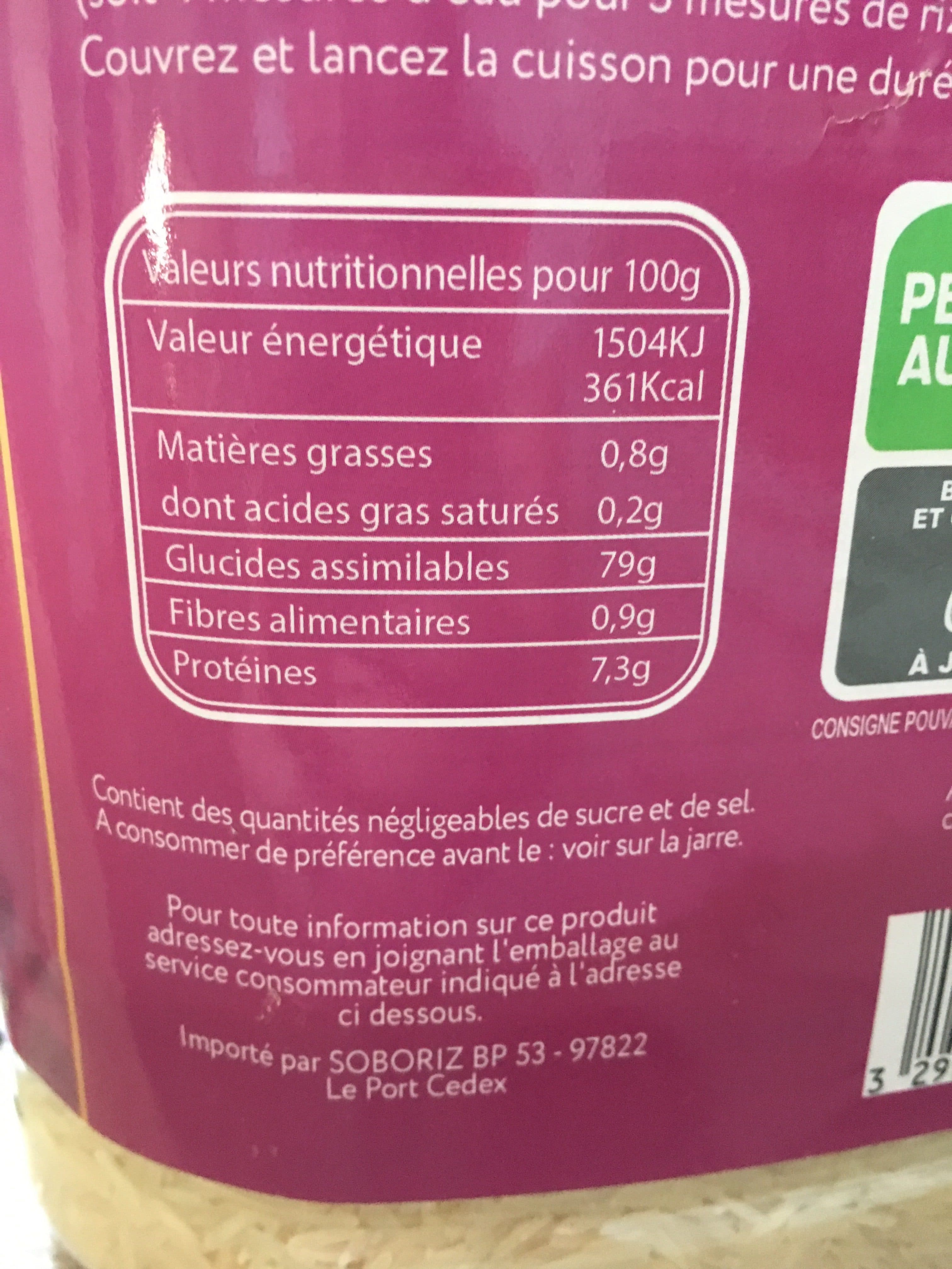 Le Forban Riz basmati grain long packshot