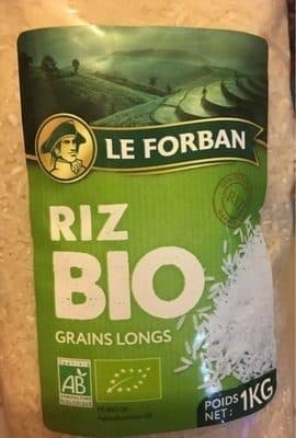 Le Forban Riz bio packshot