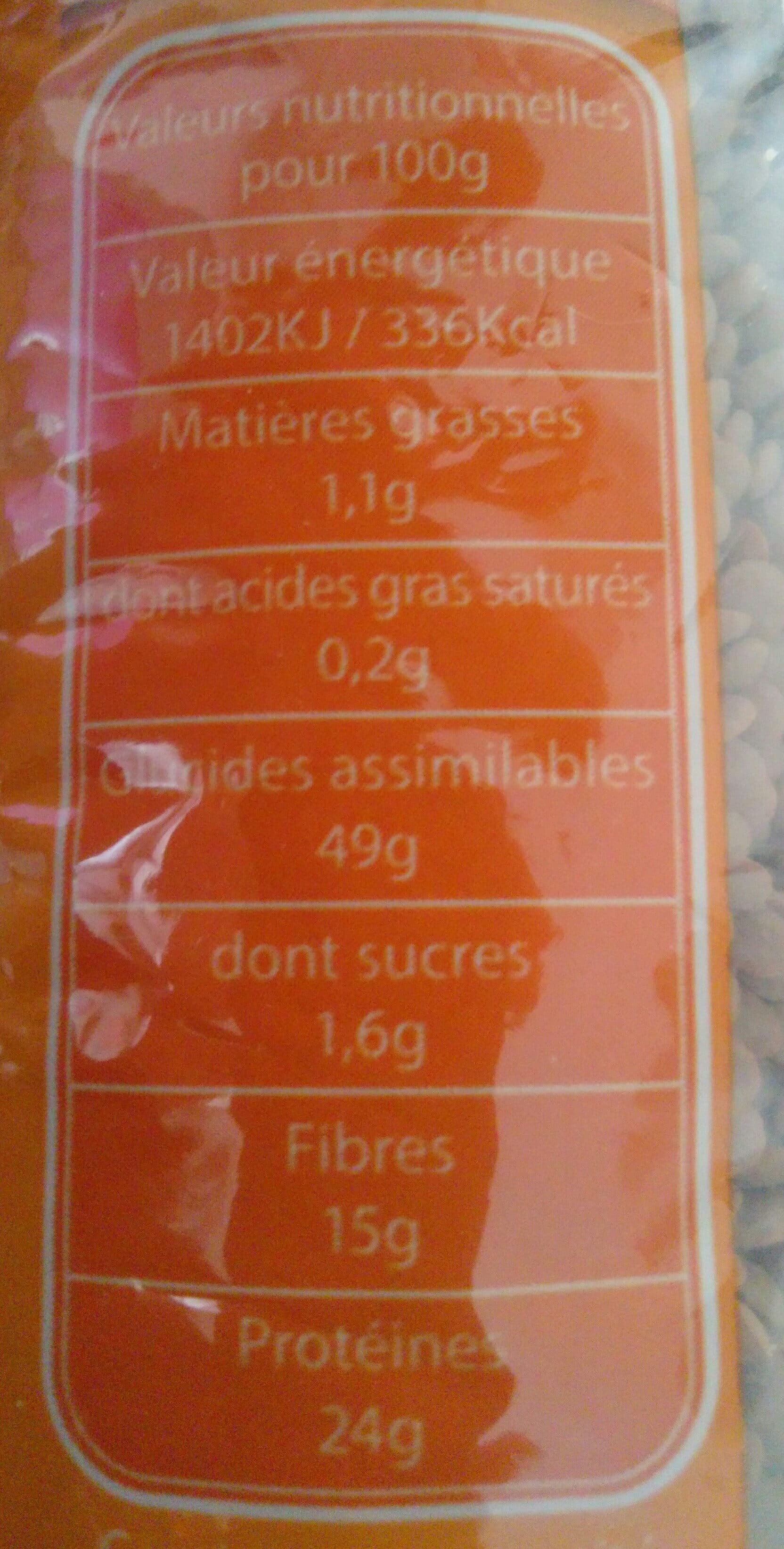 Open Food Facts Lentilles grises packshot