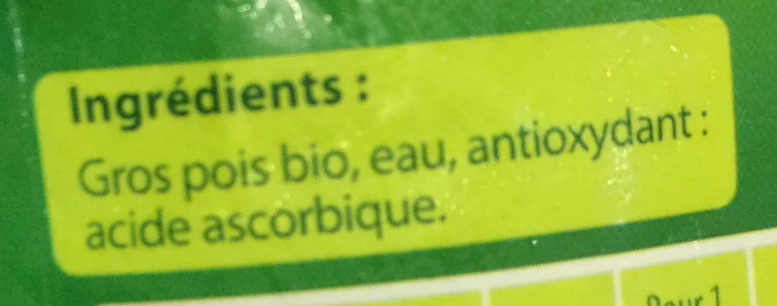 Le Forban Gros pois bio au naturel packshot