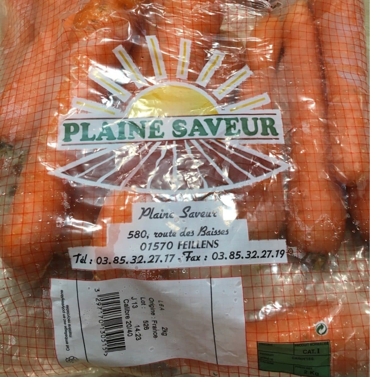 Open Food Facts Carotte packshot