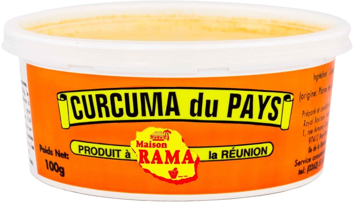 Maison rama Curcuma pays pot 100g rama packshot