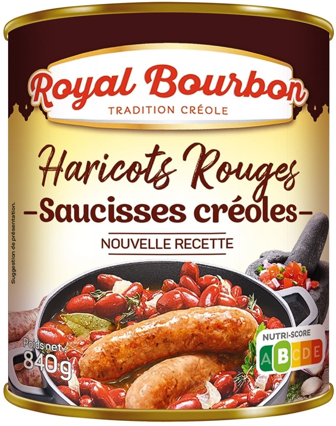 Royal Bourbon Haricots rouges aux saucisses créoles 4/4 packshot