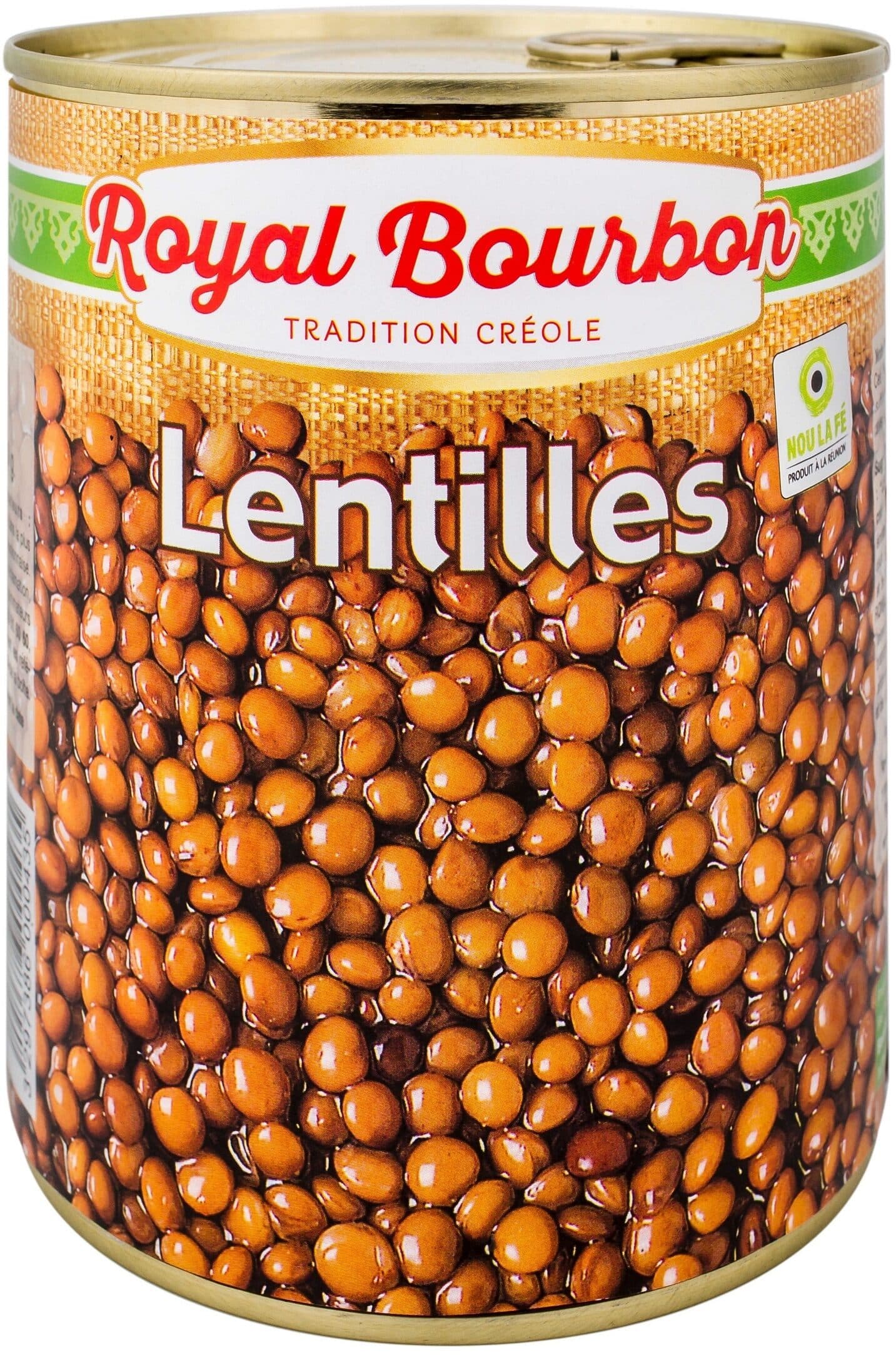 Royal Bourbon Lentilles naturelles 4/4 packshot
