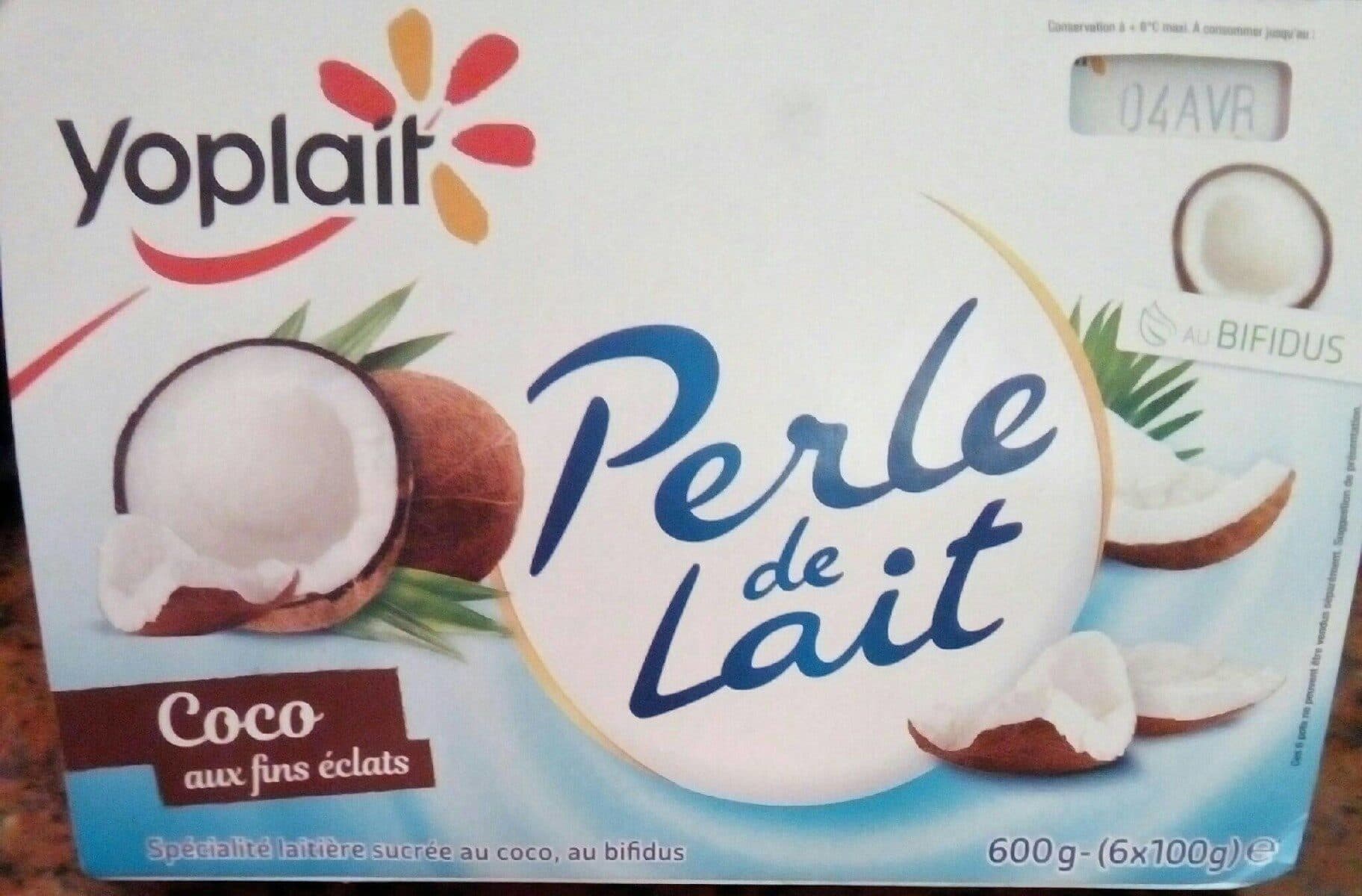 Yoplait Perle de lait coco packshot