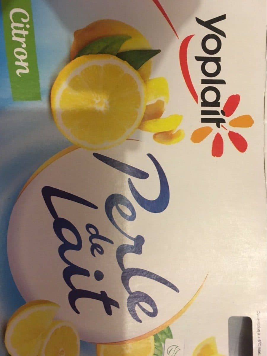 Yoplait Perle de Lait Citron packshot
