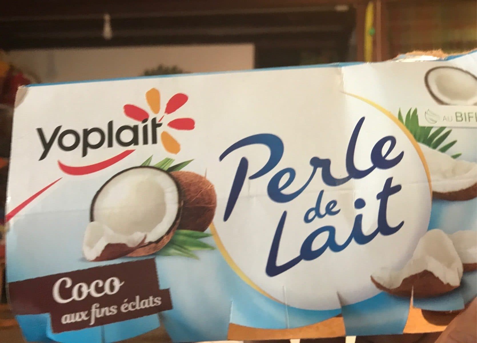 Yoplait Perle de lait coco packshot
