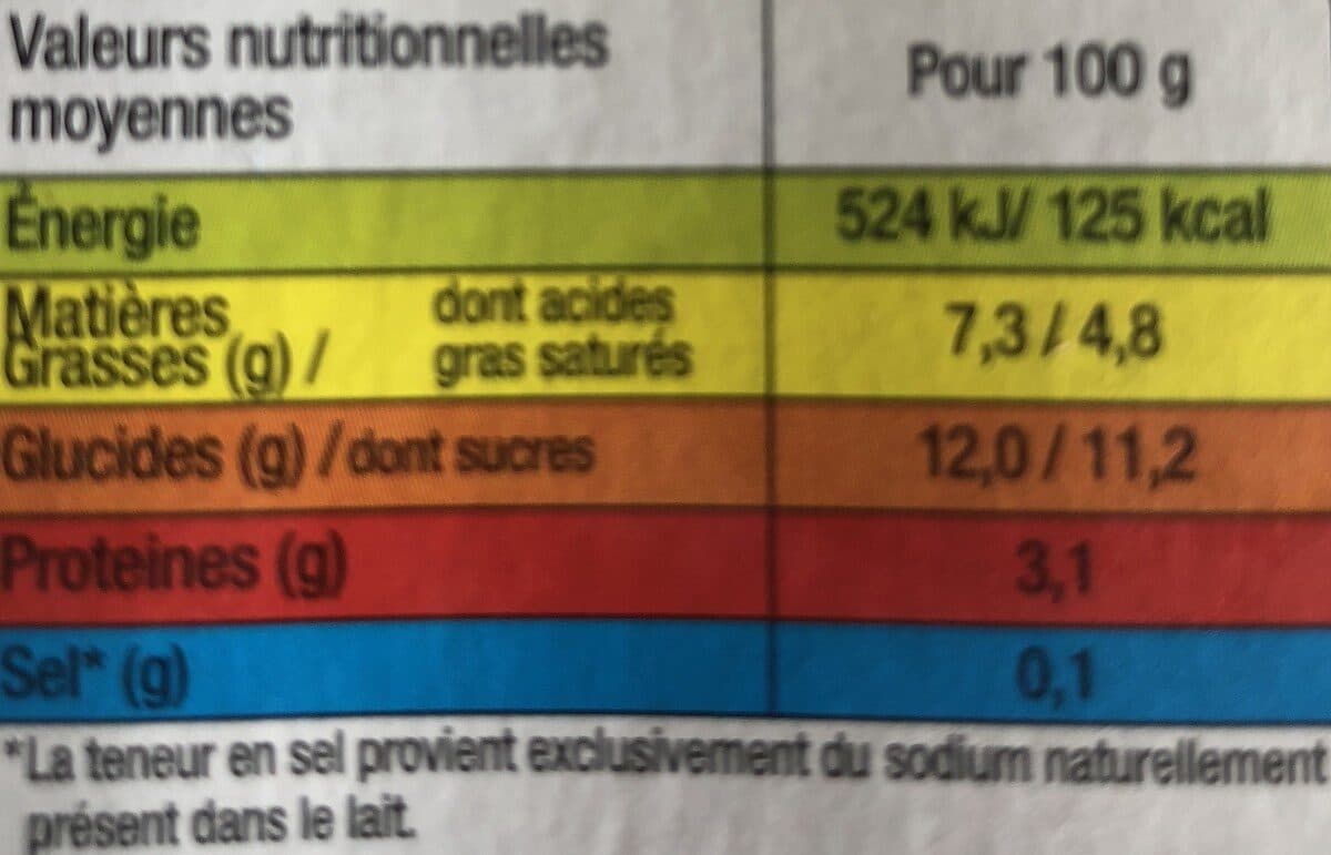 Open Food Facts Perle De Lait Fraise 6x100g packshot