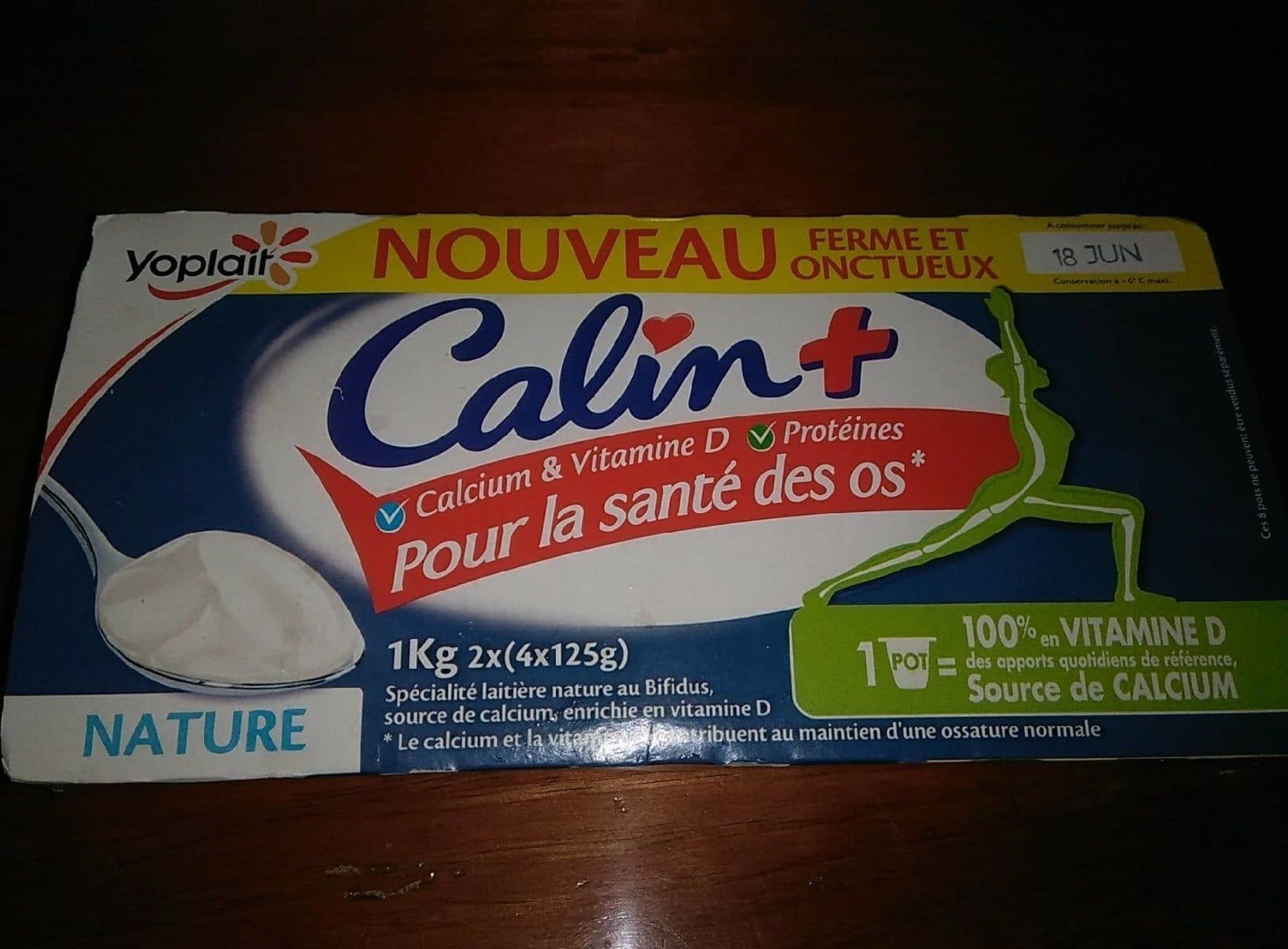 Yoplait Calin + packshot