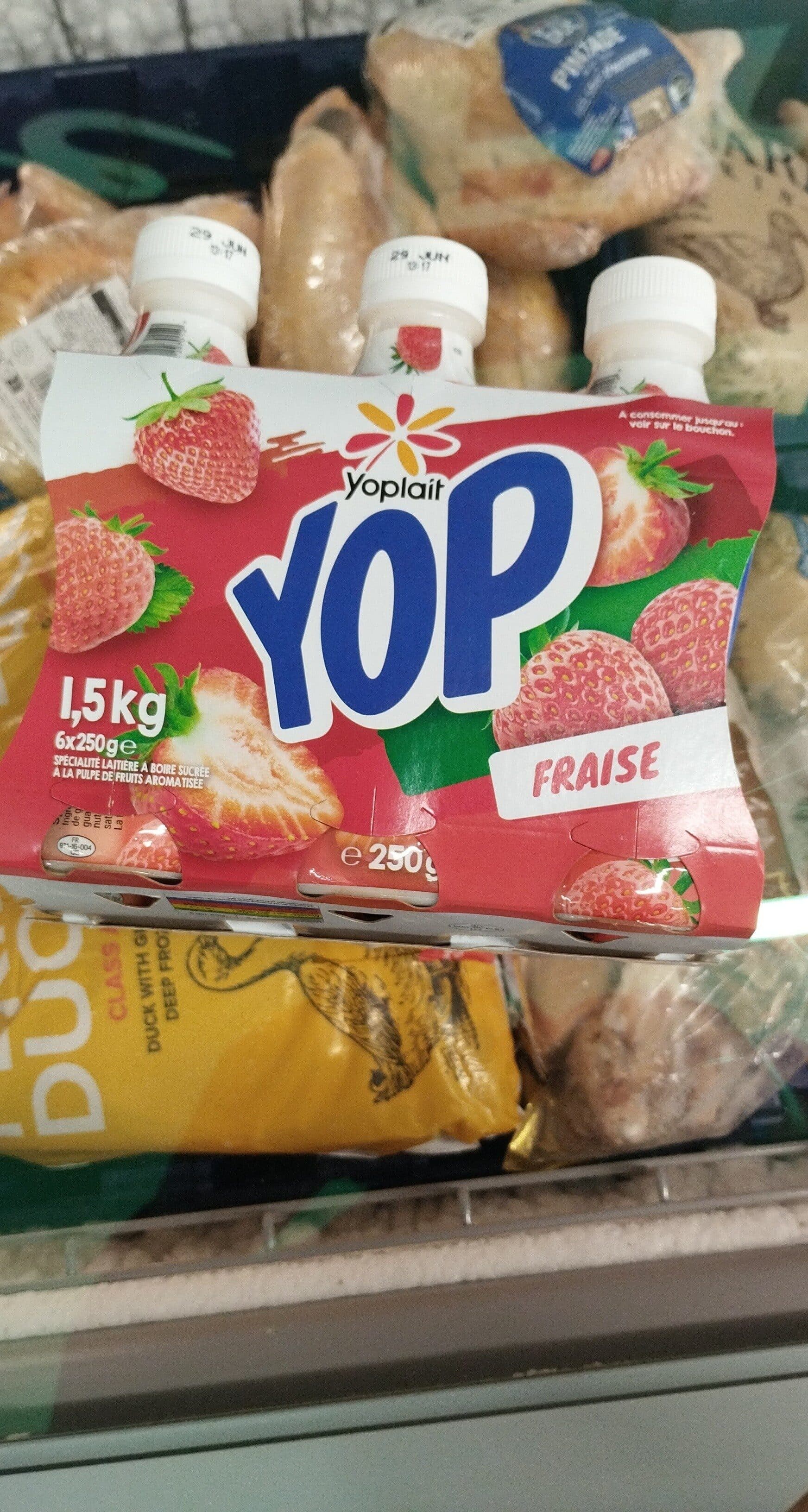 Open Food Facts Yop fraise packshot