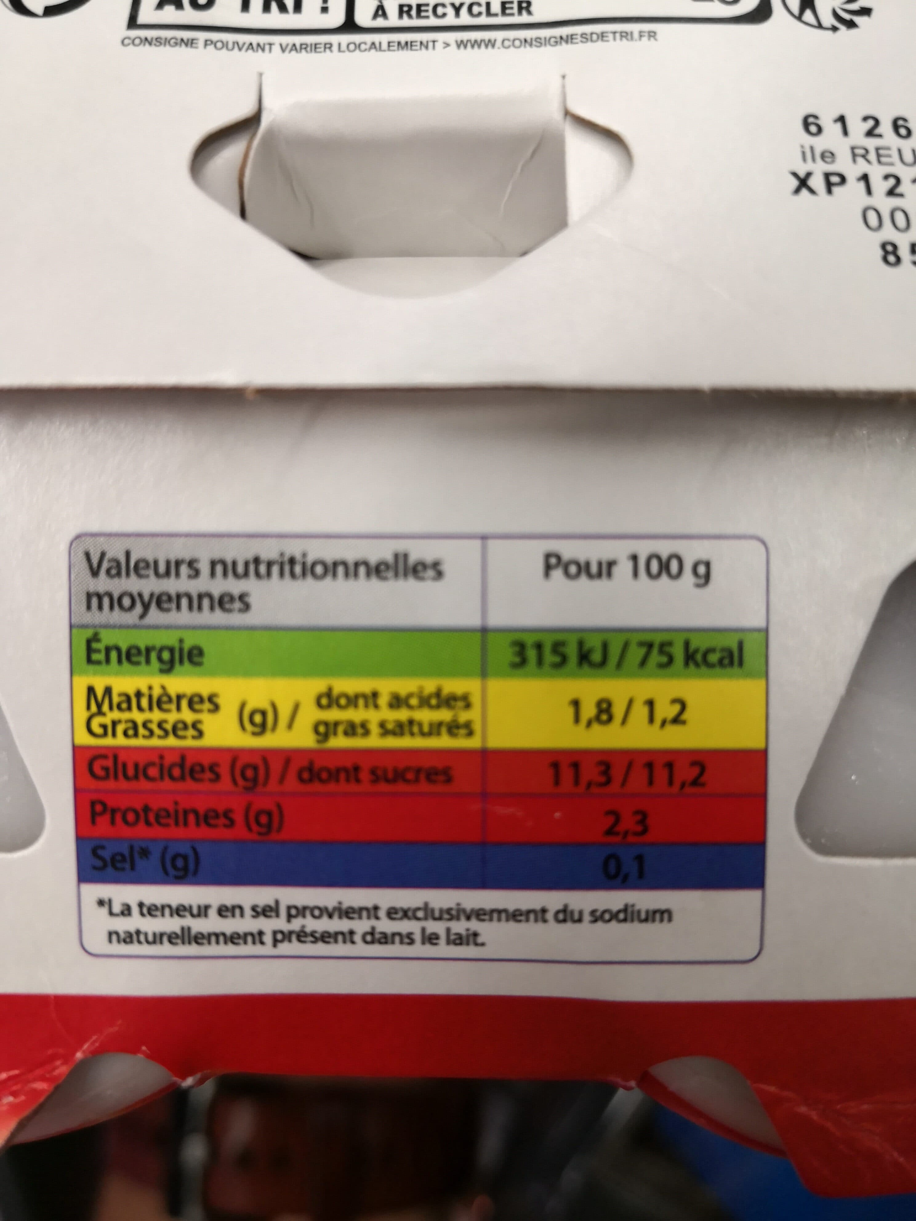 Yoplait yop fraise/8 packshot
