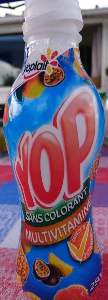 Yoplait YOP multivitaminé packshot