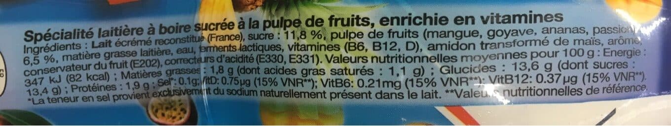 Yoplait Yop packshot