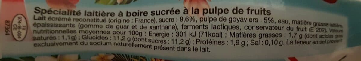 Open Food Facts Yop 974 Goyavier packshot