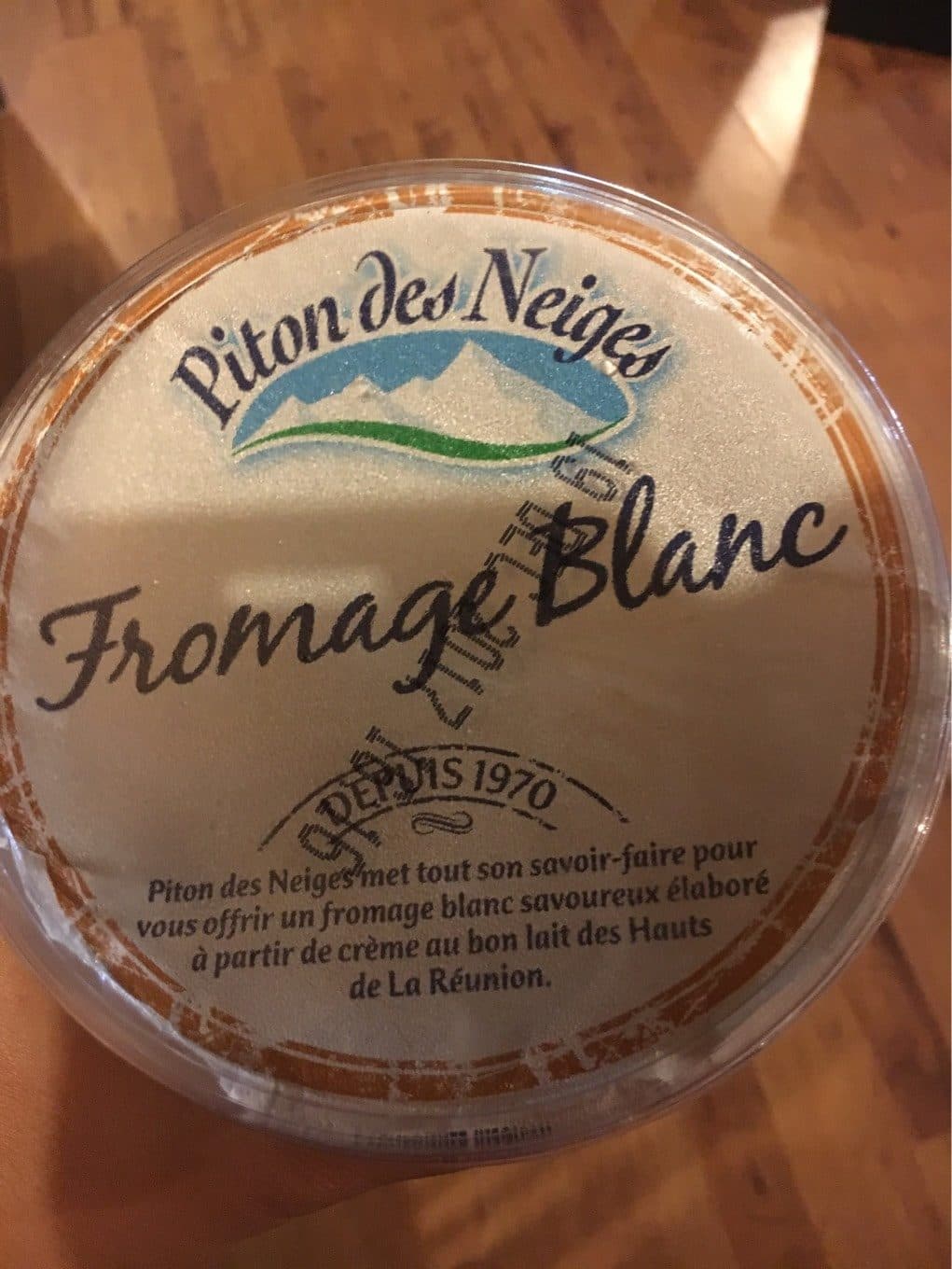 Piton Des Neiges Noix de coco - Fromage blanc packshot
