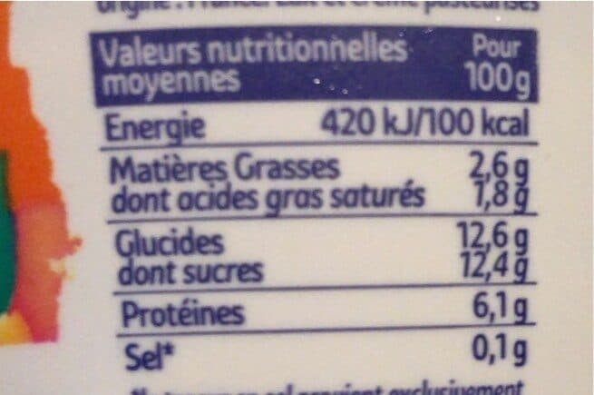 Piton Des Neiges Yahourt mangue packshot
