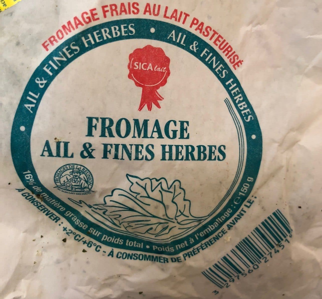 Open Food Facts Fromage Ail & fines herbes packshot