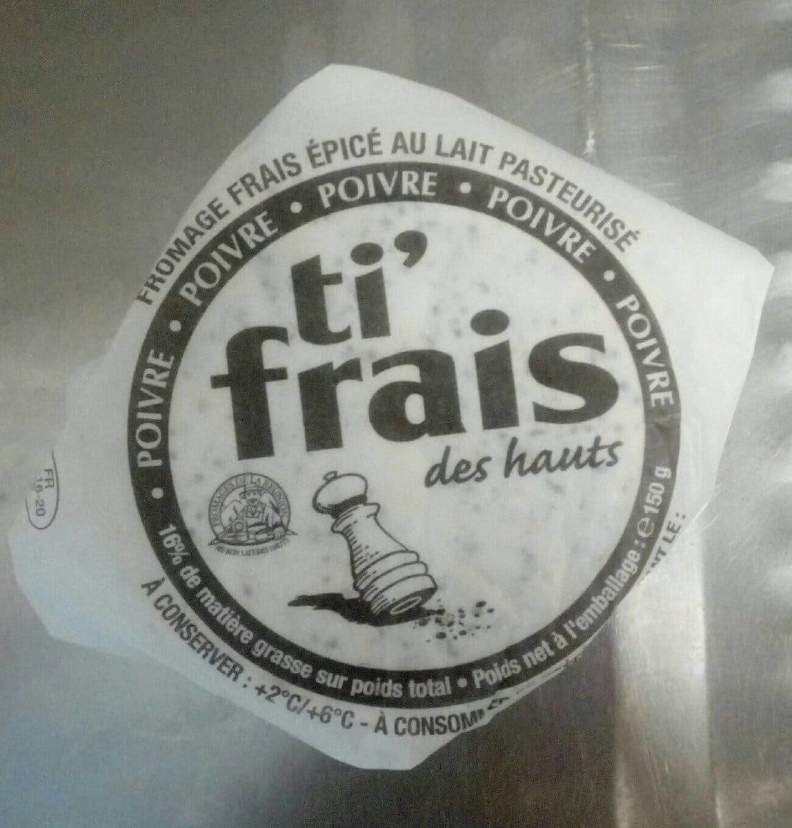 Open Food Facts Ti frais des hauts au poivre packshot