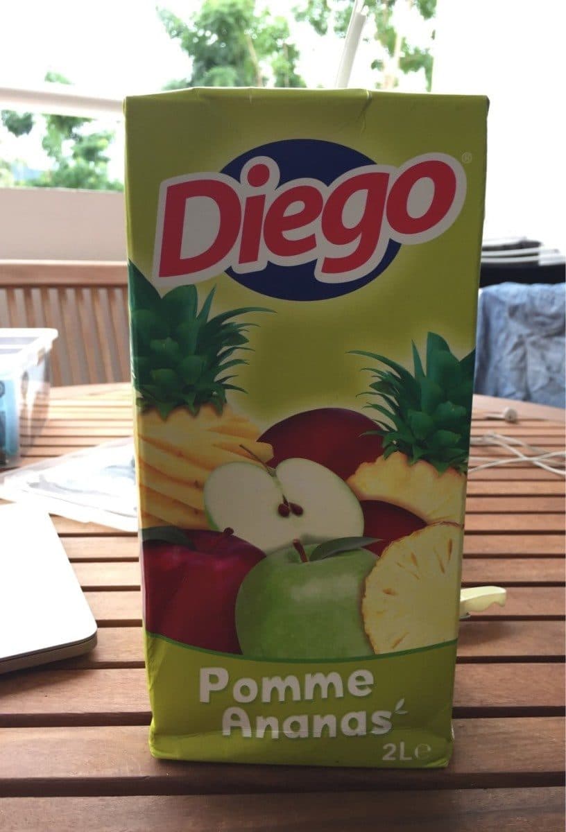 Diego Diego pomme/ananas packshot