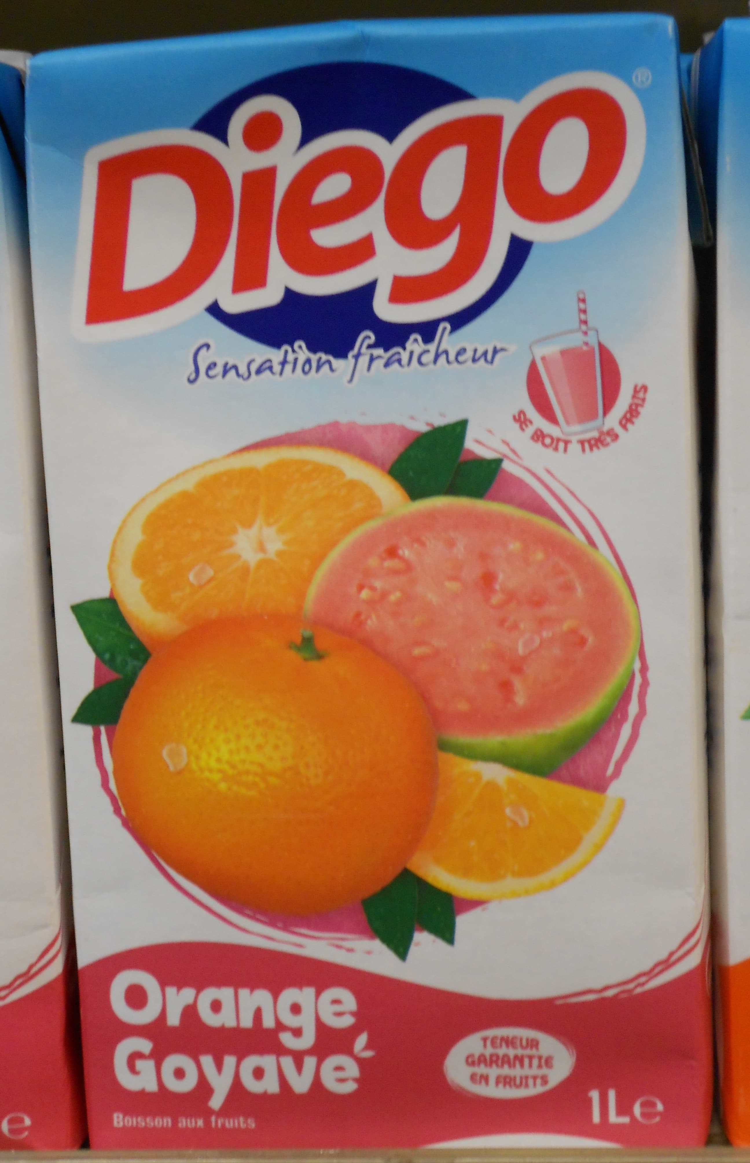Diego Jus d'orange Goyave packshot