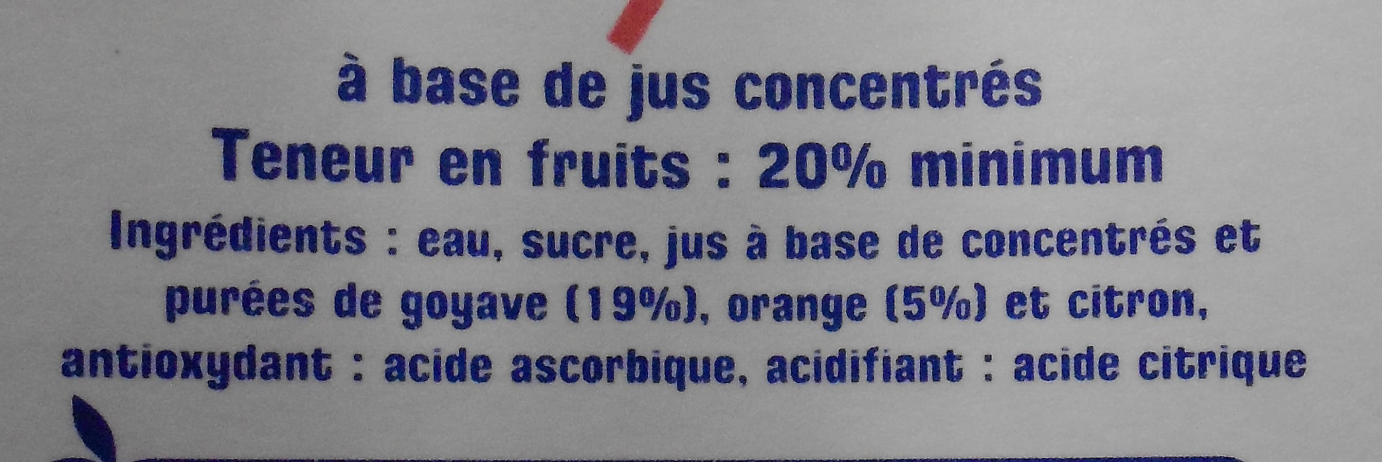 Diego Jus d'orange Goyave packshot