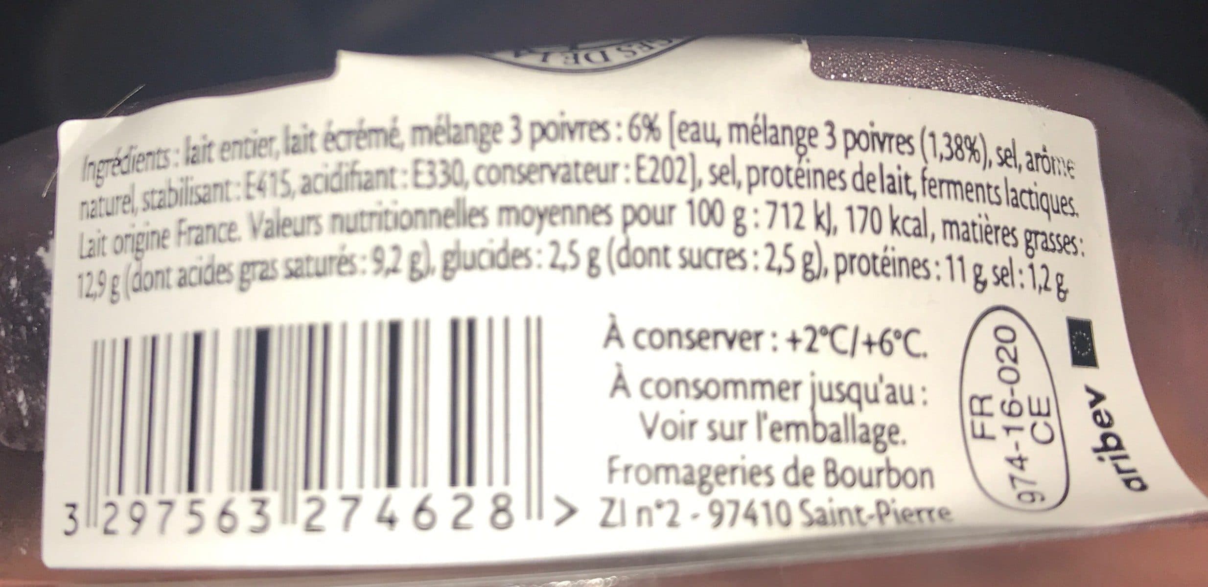 Open Food Facts Ti' frais des hauts poivre packshot