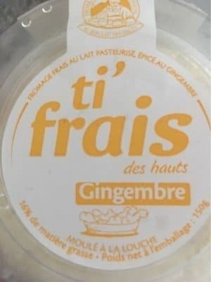 Ti’frais Des Hauts Ti'Frais gingembre packshot