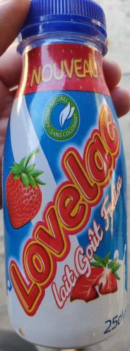 Open Food Facts Lait goût fraise packshot