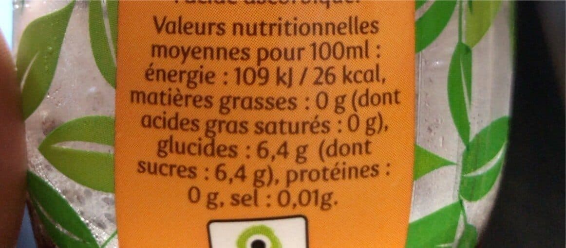 Open Food Facts Thé glacé melon packshot