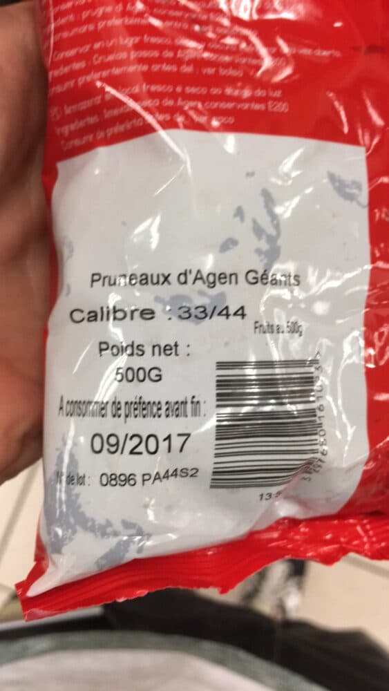 Open Food Facts Pruneaux d' Agen packshot