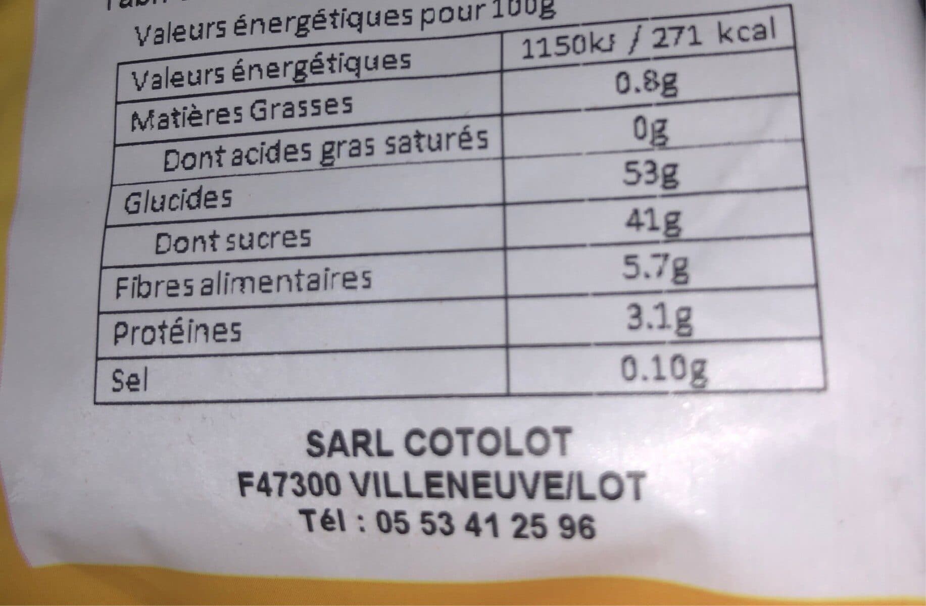 Open Food Facts Abricots moelleux packshot