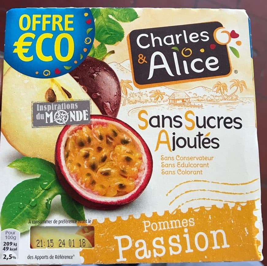 Charles & Alice Compotes packshot