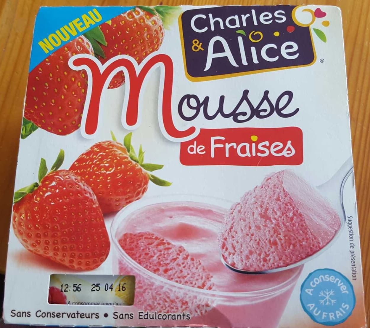 Charles & Alice Mousse de Fraise packshot