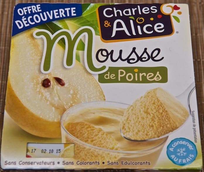 Charles & Alice Mousse de Poires packshot