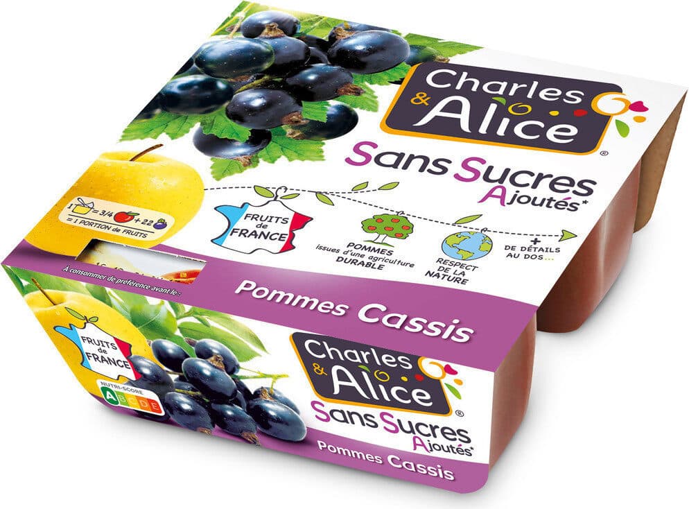 Charles & Alice Pommes Cassis packshot