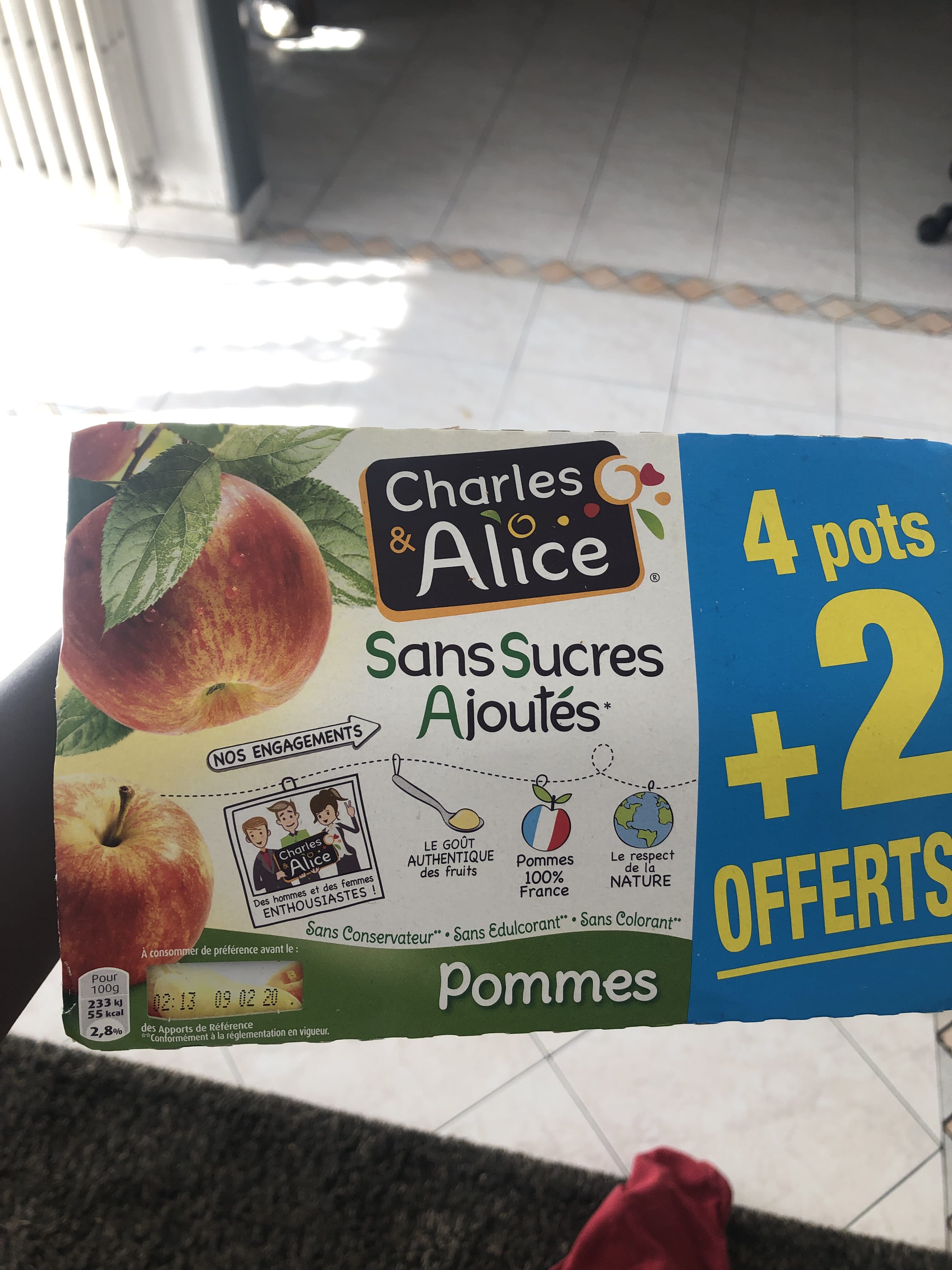 Charles & Alice Compote de pomme packshot