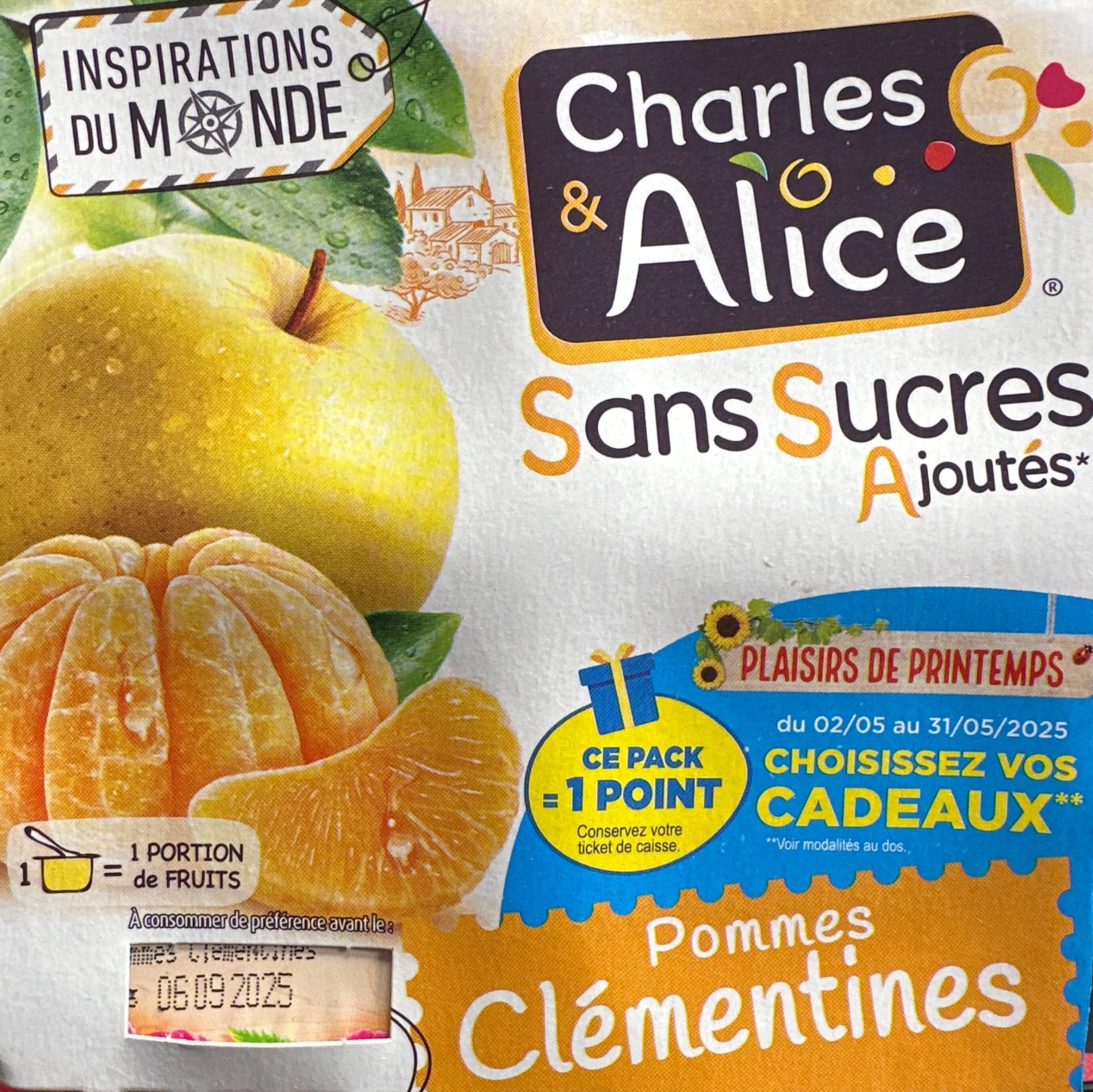 Charles & Alice Pommes Clémentines packshot