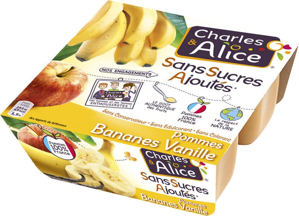 Charles & Alice Pomme Banane Vanille packshot