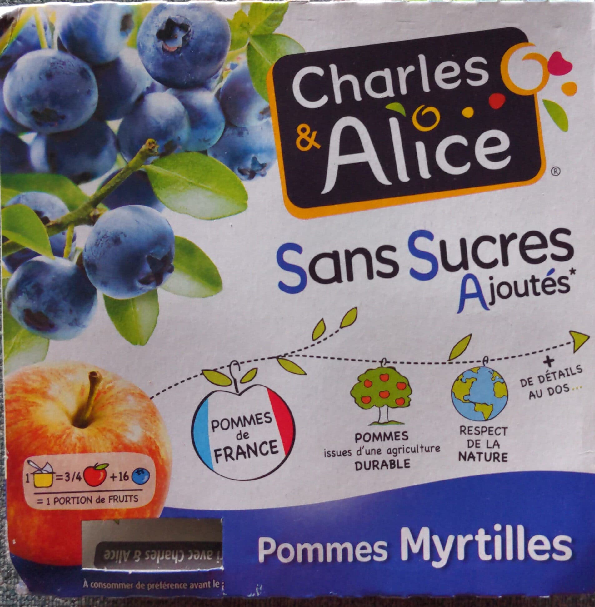 Charles & Alice Pommes Myrtille SSA packshot