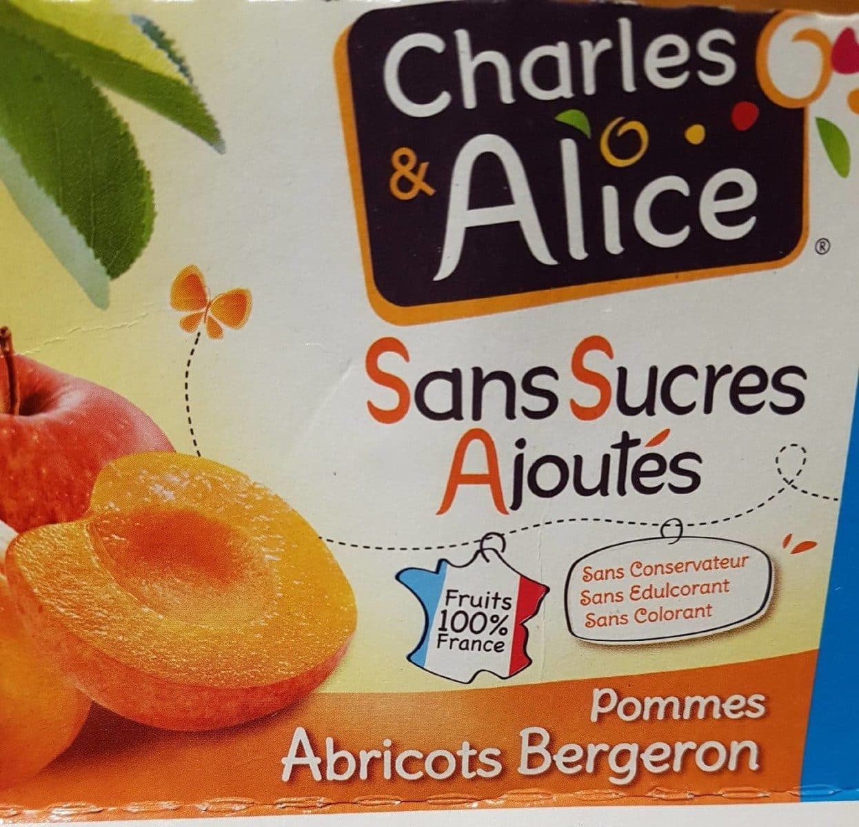 Charles & Alice Charles & Alice pommes abricots packshot