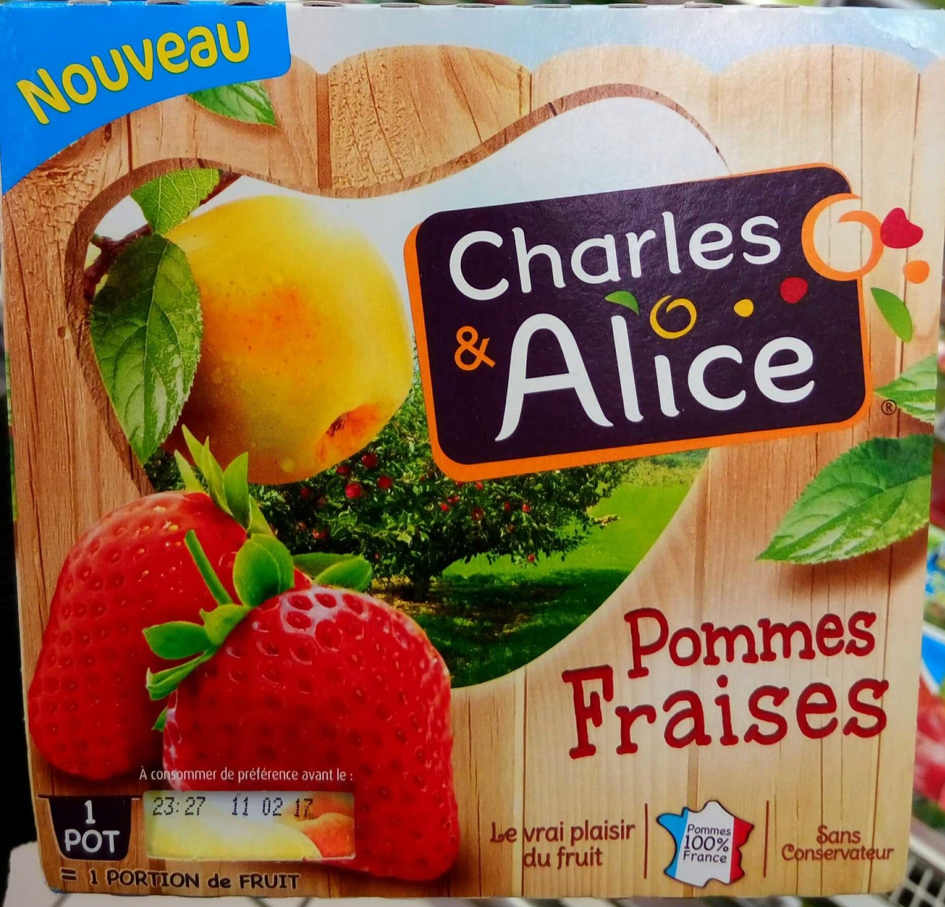 Charles & Alice Pommes Fraises packshot